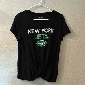 NFL New York Jets twist bottom short sleeve size medium